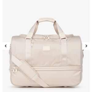 Calpak Stevyn Duffel Bag with Shoe Compartment in Dune